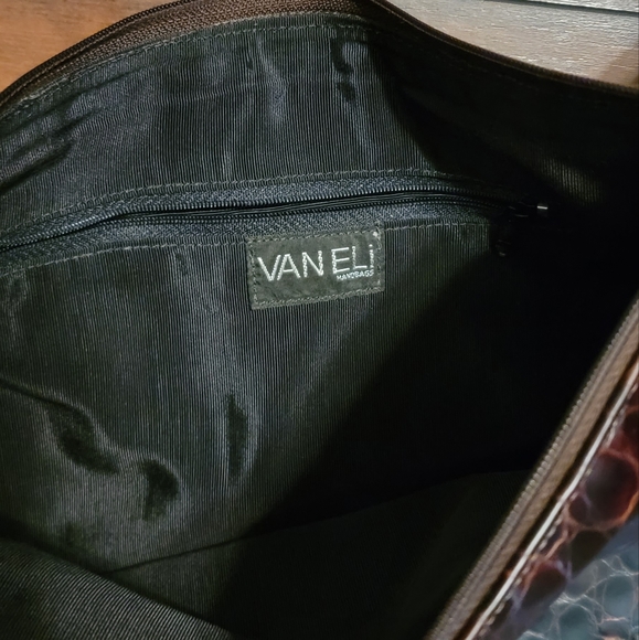 Vaneli Large Faux Crocodile Print Shoulder Bag - Picture 5 of 6